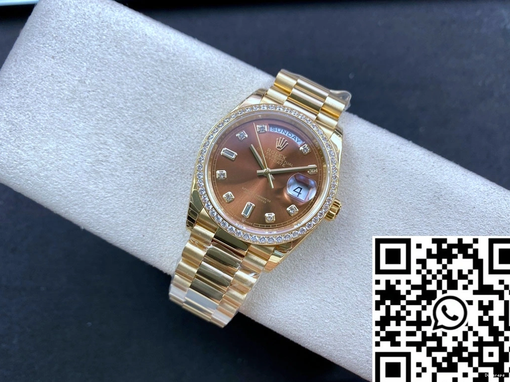 Brown Date Day Dial EW M128348RBR-0005 Rolex Factory 0117